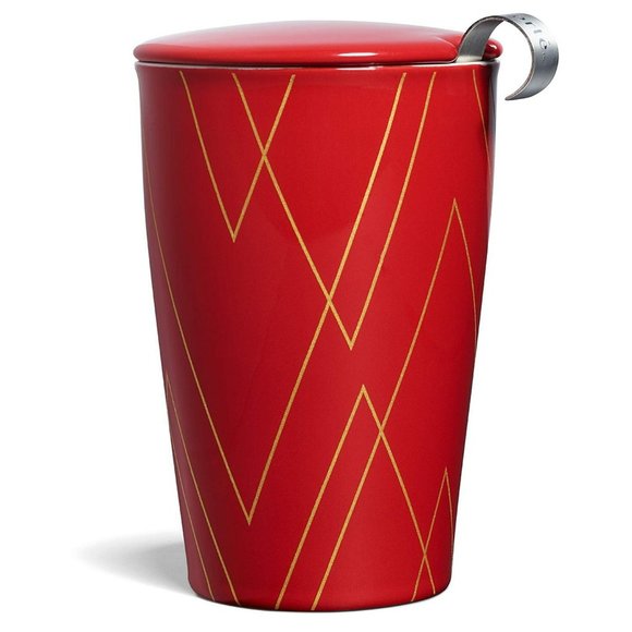 Tea Forte Kati Single Cup Loose Tea Brewing System, Ceramic Cup with Tea Infuser - Picture 1 of 4